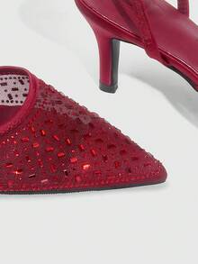 CUCCOO SZL Zapatos de tacón para mujer para uso diario - Burdeos - Ver 6