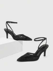 CUCCOO SZL Women Pumps Spring Shoes - Black - View 2