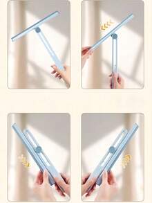 1个装 紧凑型可折叠多功能橡胶气囊窗户刮水器 家用窗户清洁户外玻璃专业工具 - 彩色 - 查看 7