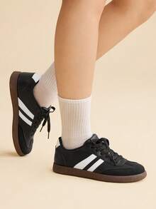 CUCCOO EASI Dexun Shoes Women's 2026 New Spring Women's Retro Versatile Sports And Leisure Shoes Flat Shoes - All Black - View 8