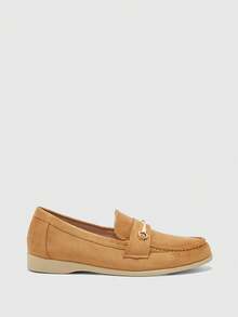 CUCCOO BIZCHIC Zapatos planos de slip-on para uso diario de mujer - Marrón - Ver 8