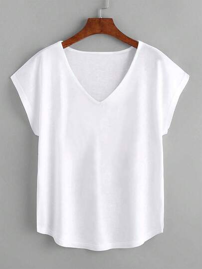 EMERY ROSE 净色蝙蝠袖 T 恤