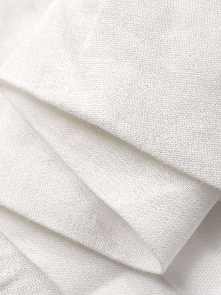 Women's Solid Color Square Neck Waist Cinched Elegant Formal Tank Top, Summer Babydoll Top