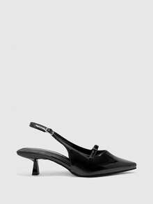 CUCCOO BIZCHIC Ladies' Commuting High-Heeled Shoes With Buckles - Black - View 2