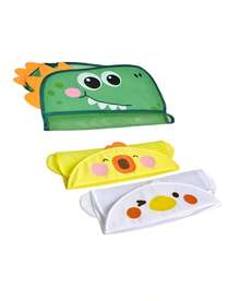 Cartoon Cute Duck Kids Toy Kitchen And Bath Storage Mesh Bag Waterproof Draining Baby Bathroom Hanging Bag With Suction Cups - Multicolor - View 10