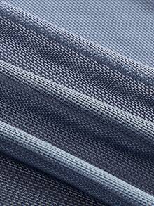 ROMWE Spring/Summer Y2K Retro Glitter Contrast Mesh Deep Draped Neck Draped Neck Tank Top For Women - Grey - View 11