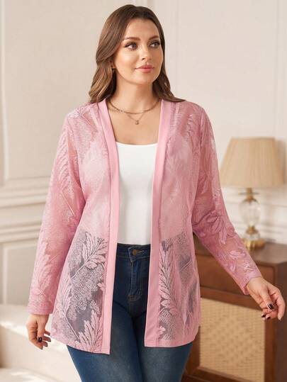 EMERY ROSE 大码女式黑色长袖外套，秋季款