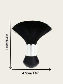 A Ergonomically Designed Salon Neck Brush With A Soft Nylon Brush Head – A Lightweight And Efficient Hair-Cleaning Tool Suitable For Professionals And Home Use. - Black - View 5