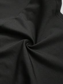 Maweii Quần short mini cỡ lớn thời trang gợi cảm đính đinh tán trang trí, có thắt lưng, thích hợp cho mùa hè. - màu đen - Xem 7