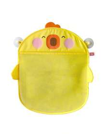 Cartoon Cute Duck Kids Toy Kitchen And Bath Storage Mesh Bag Waterproof Draining Baby Bathroom Hanging Bag With Suction Cups - Multicolor - View 3