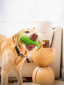 1pc Silicone Toy, A Sound-Making Toy For Pets, A Chew Toy For Pets, For Teething And Cleaning, To Relieve Boredom, Made Of Plastic/Liquid Silicone, Soft And Elastic, Comfortable To The Touch, Durable, Easy To Clean, Relieves Stress, And Is Full Of Fun. - Multicolor - View 2