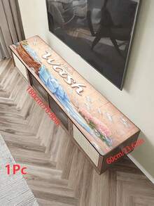 1PC Multipurpose Rubber Bottom Absorbent Quick Drying Dustproof Protector Mat Pattern Print Washing Machine Top Pad Fridge Cover Mat Coffee Station Desktop Mat Laundry Room Kitchen Dining Room Home Appliance Accessories Modern Home Decor - Multicolor - View 11