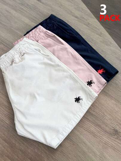 SHEIN 3 chiếc quần short cho bé trai tuổi teen