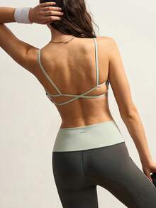 VARSIVA Bộ đồ thể thao nữ phối màu tương phản gồm áo ngực và quần legging. - Nhiều màu - Xem 8