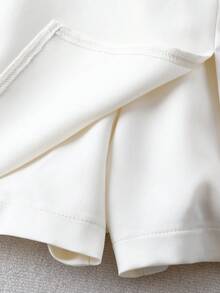 GlowEve Damset med 2 delar, vår/sommar 2026, pärlbandsmönstrad ärmlös linne och shorts - Aprikos - Visa 7