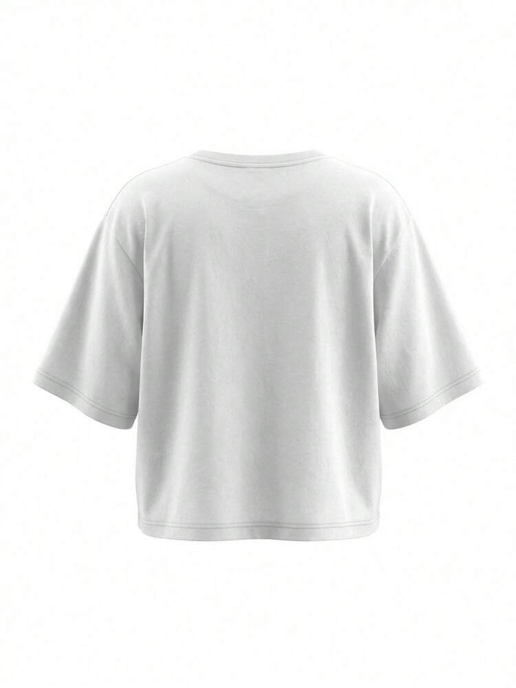Puma Essentials Women's T-Shirt White - White - View 2