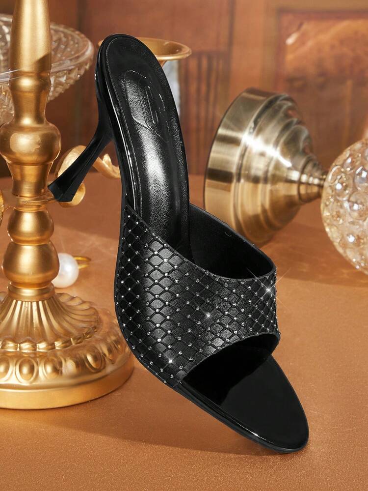 CUCCOO TILAWA Women's Fashion Daily Wear Slip-On High Heel Sandals