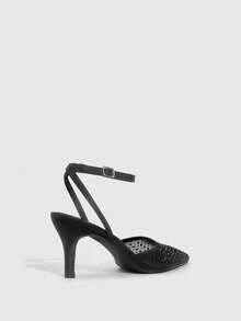 CUCCOO SZL Women Pumps Spring Shoes - Black - View 4