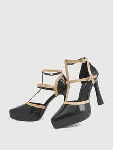 CUCCOO LuxiPop 女士高跟鞋 - 黑色1 - 查看 6