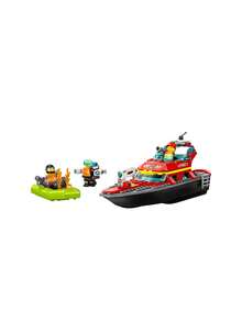 LEGO City Fire Rescue Boat Kids 5Years+ 60373 - Multicolor - View 2