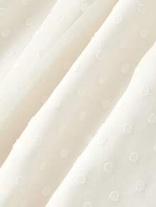 SHEIN MOD Chân váy chữ A xếp ly chấm bi nữ, kiểu dáng thường ngày, đa năng, thích hợp cho hẹn hò và đi chơi. - Màu be - Xem 5