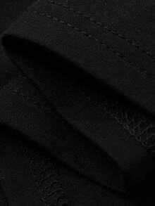 FRIFUL Chân váy dài nữ màu trơn thắt eo nơ, dáng đuôi cá, kiểu dáng thường ngày đa năng cho mùa xuân/hè. - màu đen - Xem 7