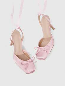 CUCCOO SZL Women Pumps Spring Shoes - Pink - View 3