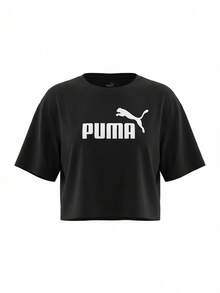 Puma Essentials Women's T-Shirt Black - Black - View 1