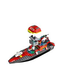 LEGO City Fire Rescue Boat Kids 5Years+ 60373 - Multicolor - View 7