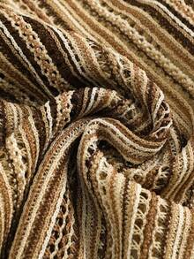 Swim Vcay Spring/Summer Knit Jacquard Women Beach Vacation Pants & Coverup - Multicolor - View 8