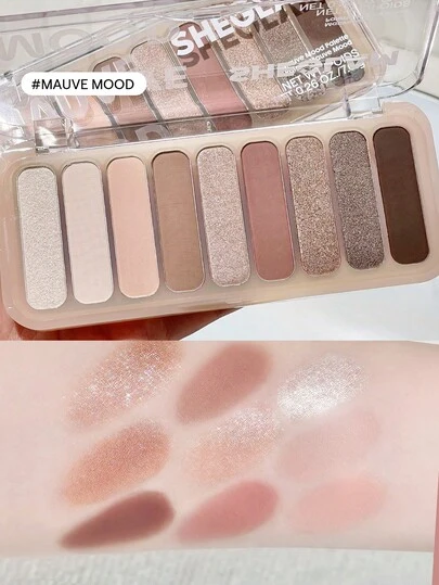 SHEGLAM Mauve Mood Paleta de Sombras Marca Belleza Maquillaje Maquullaje Cosmética para Mujeres Niñas Perfecto para Invierno Primavera Ideal para Y2K Elegante Moda Adecuado para Cumpleaños San Valentín Regalo Fiesta Listo Mejor Color