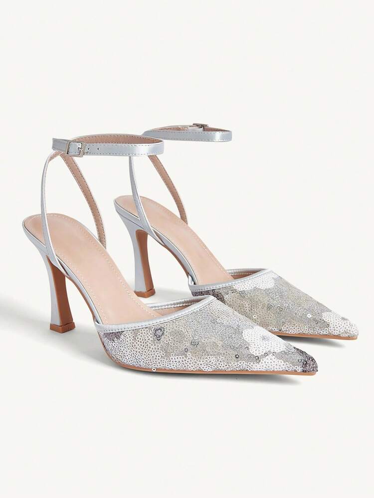 CUCCOO CHICEST Women Shoes Pointed Stilettos Wedding Banquet Party Elegance Wedding Shoes Summer Shoes Bride Shoes