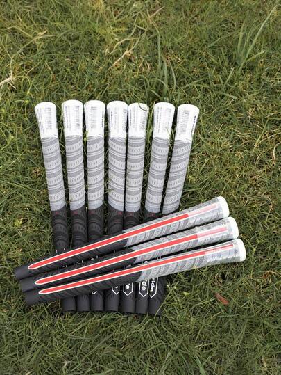 9pcs/Set High-Quality Golf Club Grips, Standard Mid-Size, Made Of Rubber Material With Anti-Slip Design, Suitable For Driver And Irons