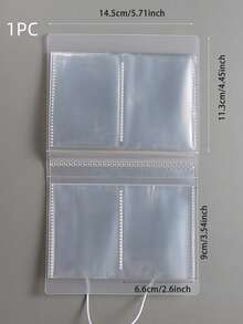 1PC/80-Compartment Sticker Organizer Can Be Used To Store Cards, Nail Stickers, Daily Necessities, Travel Items, Gift Bags, And Small Bags - Multicolor - View 2