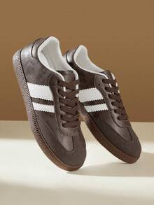 CUCCOO EASI Dexun Shoes Women's 2026 New Spring Women's Retro Versatile Sports And Leisure Shoes Flat Shoes - Brown pu - View 6