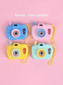 Cámara de proyección de juguete para niños y niñas, bebés y niños, cámara de proyección simulada #Color aleatorio - Multicolor - Ver 2