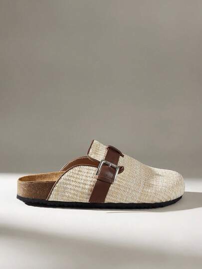 Solecia Women's Stylish, Minimalist, Versatile Design, Mule Braid, Openwork, Breathable, Outerwear, Casual, Resort, And Leisure Slippers.