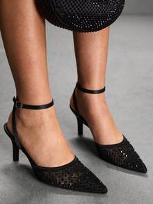 CUCCOO SZL Women Pumps Spring Shoes - Black - View 7