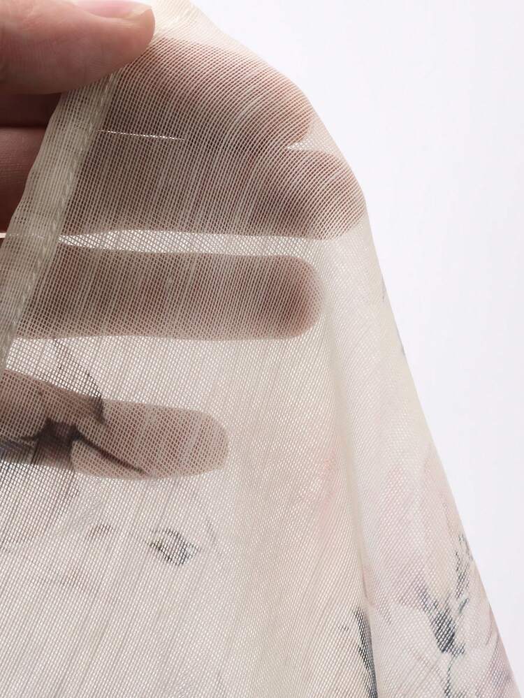 Women's Floral Print Loose Mandarin Collar Shirt And Loose Long Skirt Elegant Vacation Style 2-Piece Set