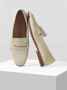 MOTF PREMIUM WOMEN'S COMFORTABLE VERSATILE FLAT HEEL SHOES SPRING SHOES - Beige - View 8