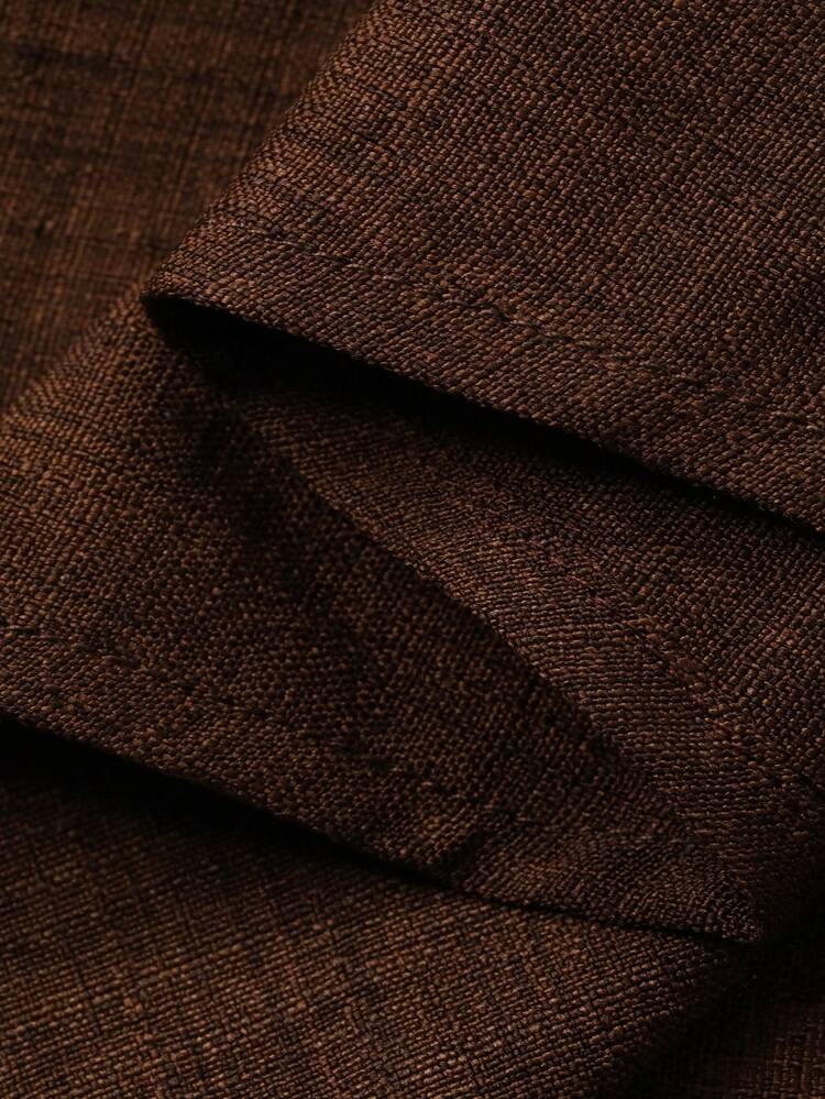 Women's Solid Color Lantern Sleeve Pleated Long Dress Sundress