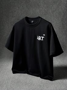 TOKVUE 男士街头风热销3D立体花卉泡沫印花T恤，多色花卉图案，适合户外音乐节、日常出行、朋友聚会、送给男友/老公的礼物、周年纪念礼物，大码尺码 - 黑色 - 查看 4