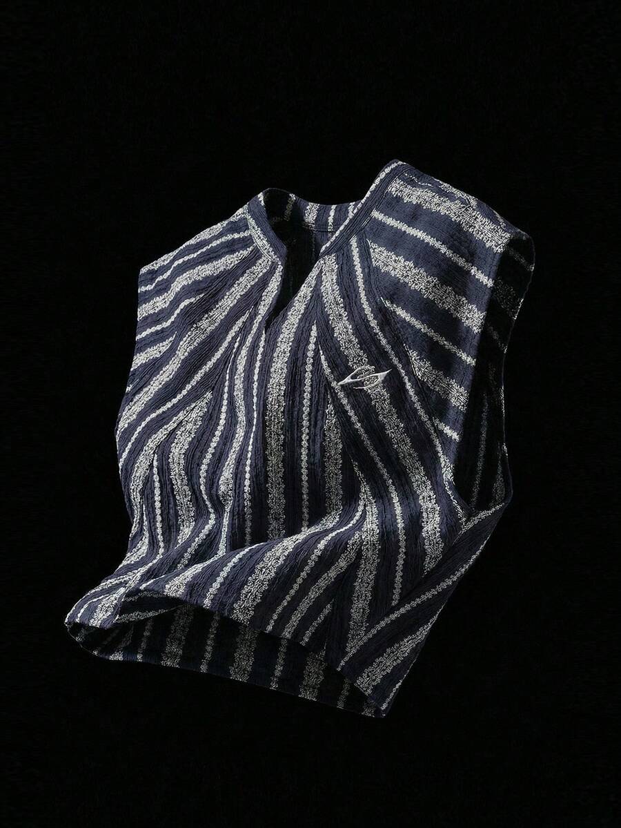 NEON BLANC 男士夏季休闲刺绣细节宽松V领背心