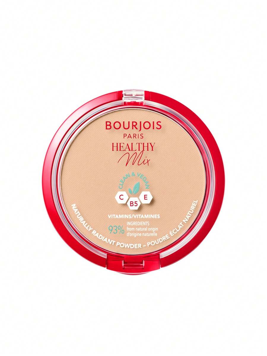 Bourjois Healthy Mix Clean Vegan Mattifying Powder 04 Golden Beige 10 G - 04 Golden Beige - View 1