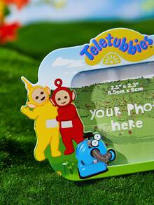 Teletubbies X SHEIN Marco magnético para fotografías o imán de nevera con diseño de personaje de dibujos animados y alfabeto, imanes para refrigerador, paquete individual - Multicolor - Ver 4