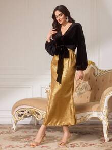 CUCCOO TILAWA 女鞋 方形水钻高跟凉鞋 - 金色 - 查看 5