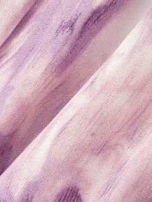 SHEIN MOD Đầm hai dây midi nữ mùa hè, kiểu dáng thường ngày, in họa tiết tie-dye, thắt nút vai, dáng corset eo. - Nhiều màu - Xem 6