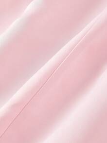 SHEIN MOD 欧根纱荷叶边修身迷你连衣裙 - 粉色 - 查看 6