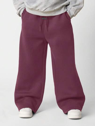 SUMWON 舒适阔腿运动裤 休闲慢跑裤 秋冬季运动训练跑步健身健身房学校大学校园生活方式