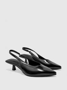 CUCCOO BIZCHIC Ladies' Commuting High-Heeled Shoes With Buckles - PU black - View 7